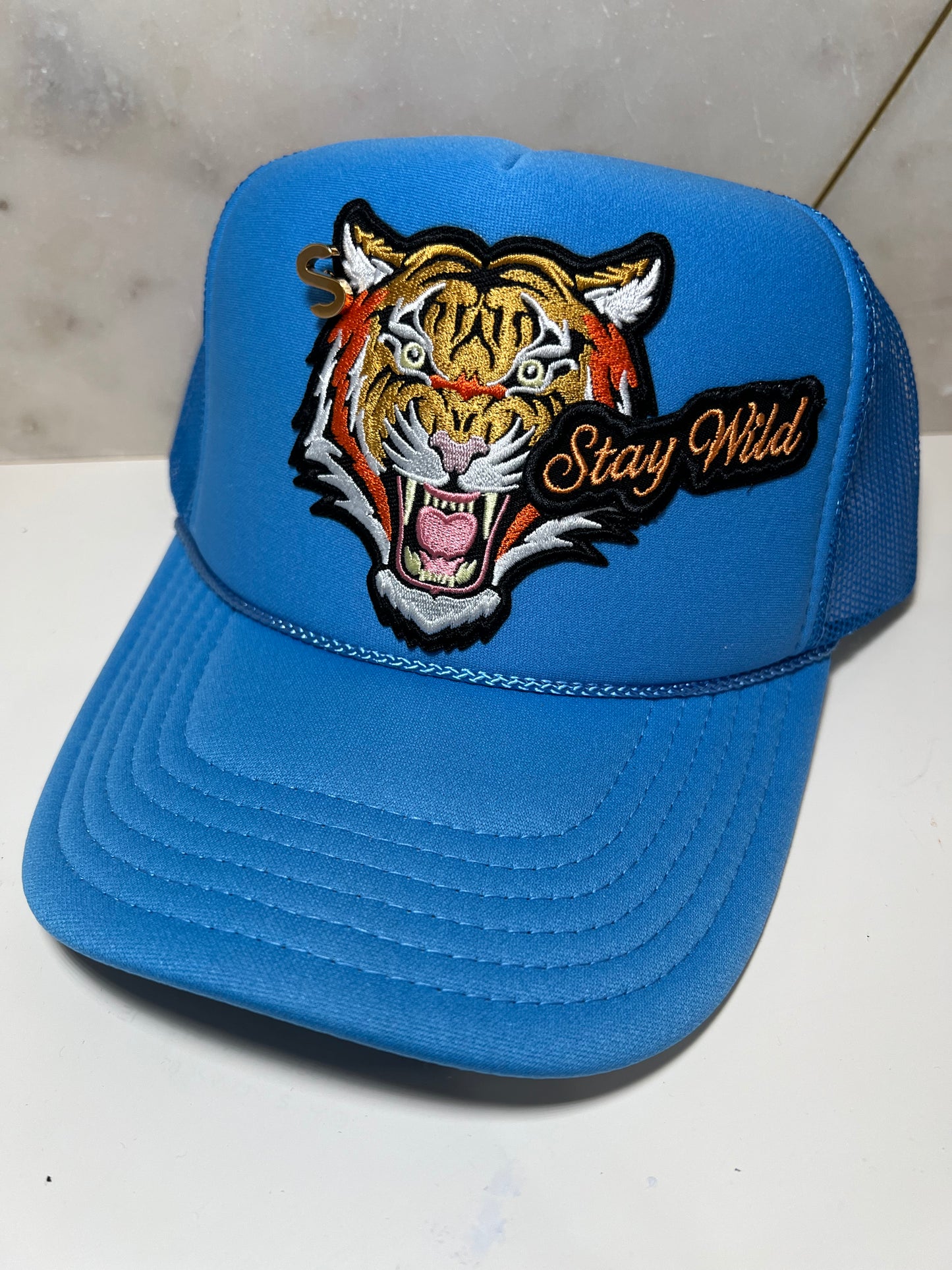 Large Tiger with Medium Stay Wild Patch