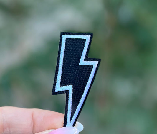 Black Lightning Bolt