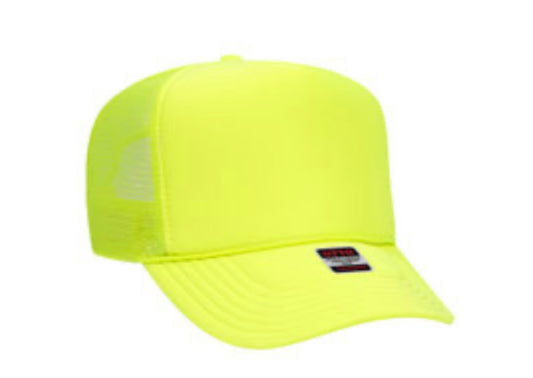 Neon Yellow Trucker