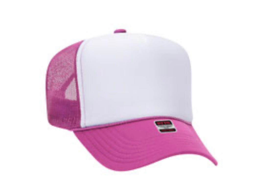 2 Tone Trucker - Pink & White