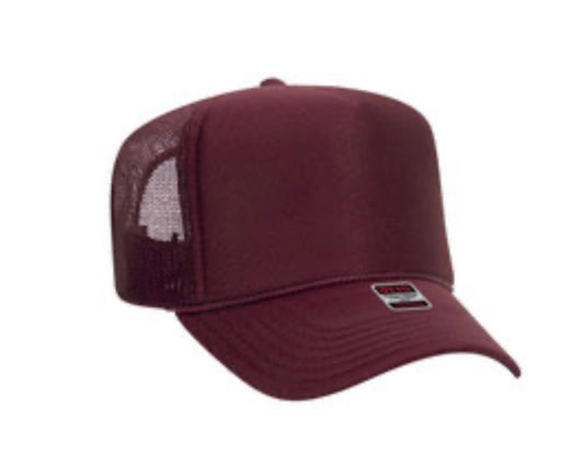 Maroon Trucker